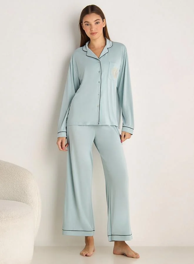 سبلاش فيڤ Pyjama Set Shirt and Pants Modal